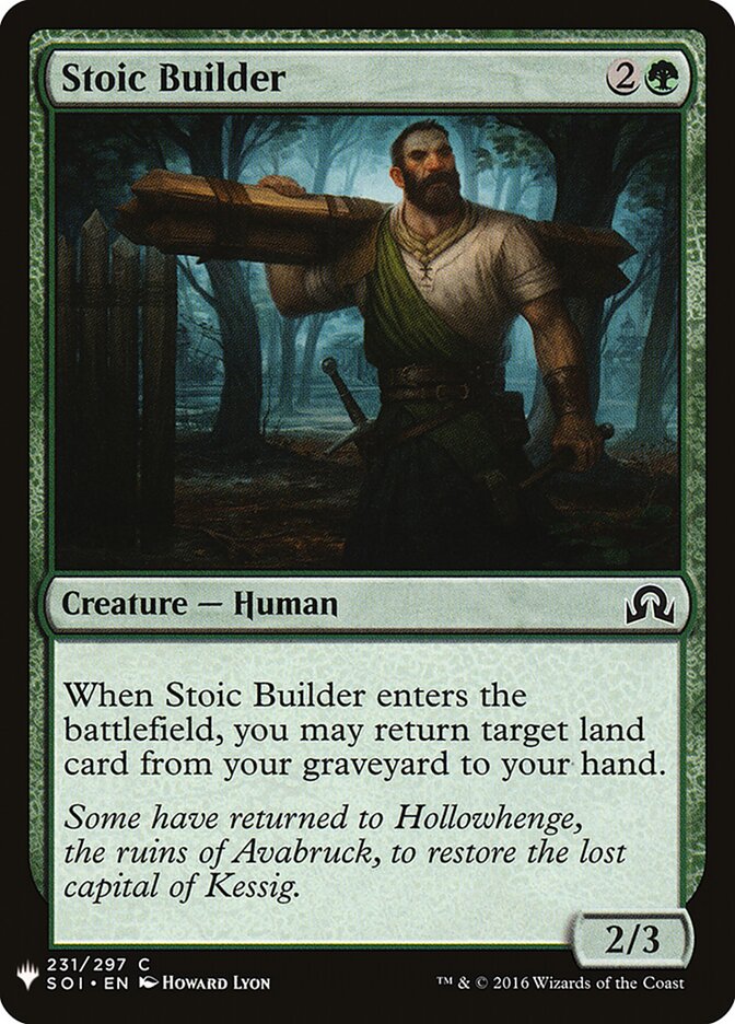 Stoic Builder — The List (PLST) #SOI-231