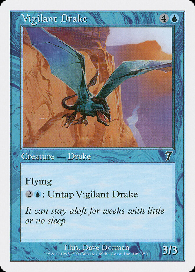 Vigilant Drake — Seventh Edition (7ED) #109