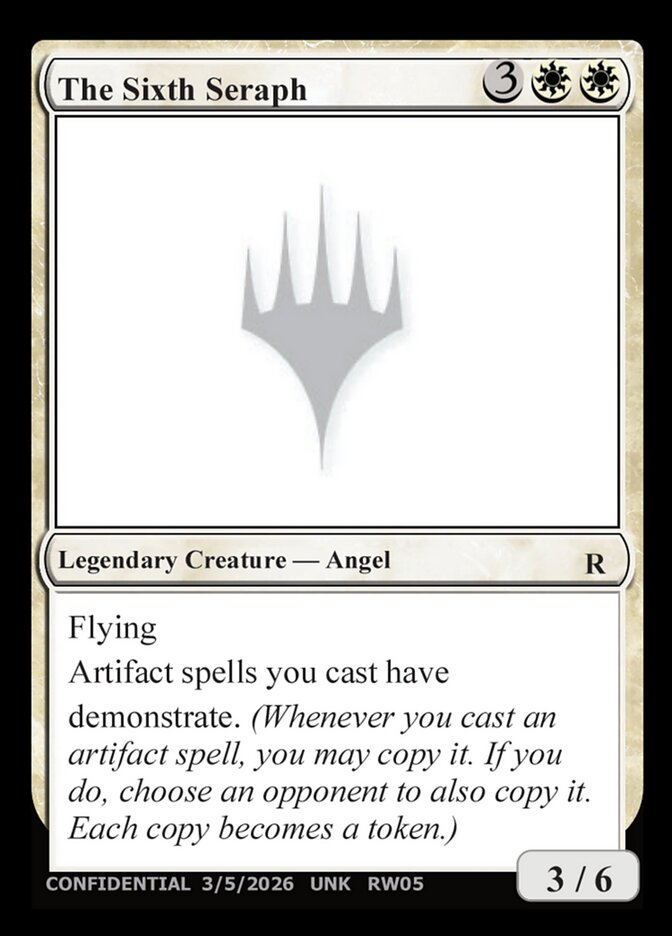 The Sixth Seraph — Unknown Event (UNK) #RW05c