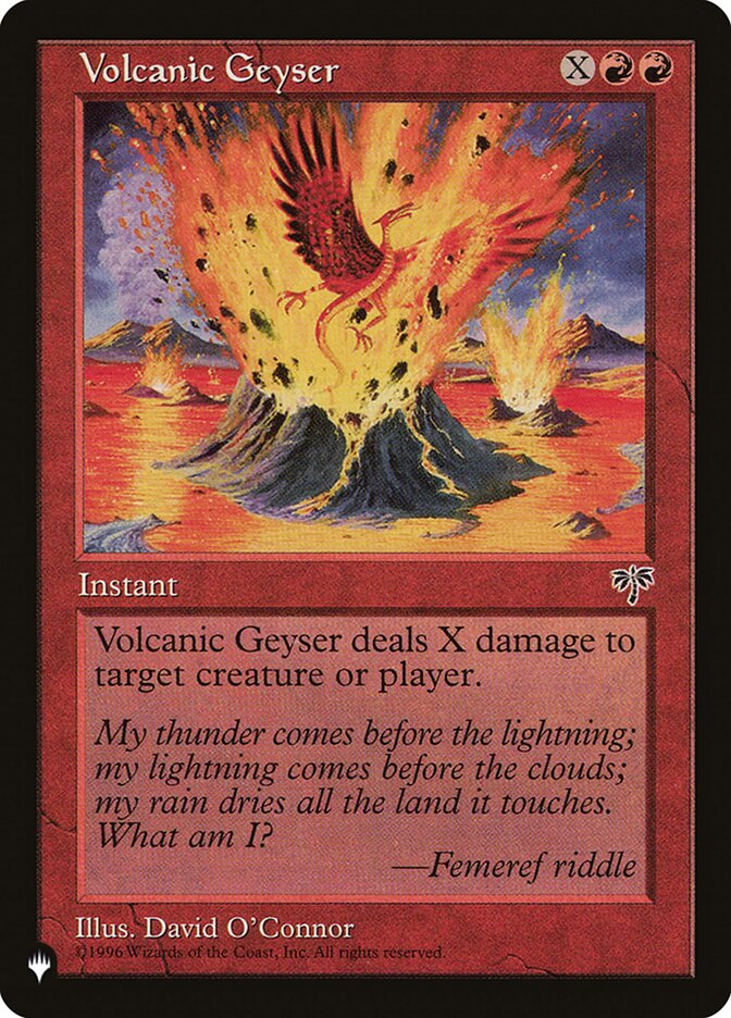 Volcanic Geyser — The List (PLST) #MIR-202