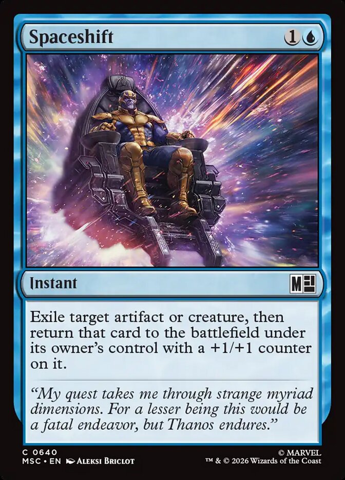 Spaceshift — Marvel Super Heroes Commander (MSC) #640
