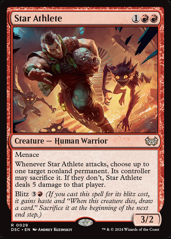 Star Athlete — Duskmourn: House of Horror Commander (DSC) #29