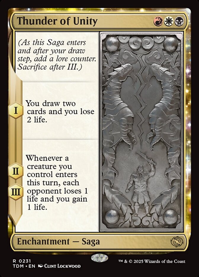 Thunder of Unity — Tarkir: Dragonstorm (TDM) #231