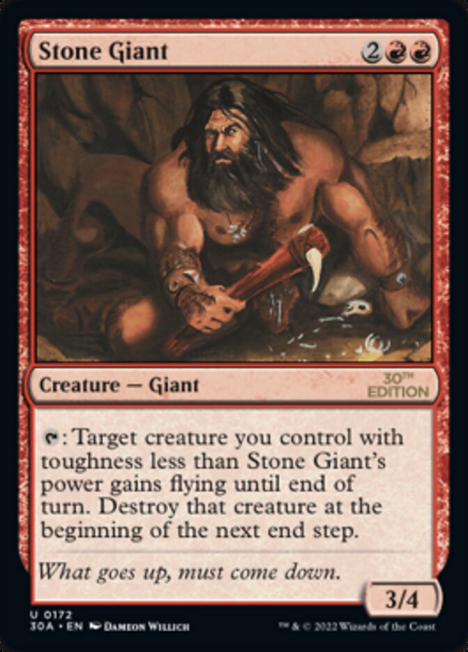 Stone Giant — 30th Anniversary Edition (30A) #172
