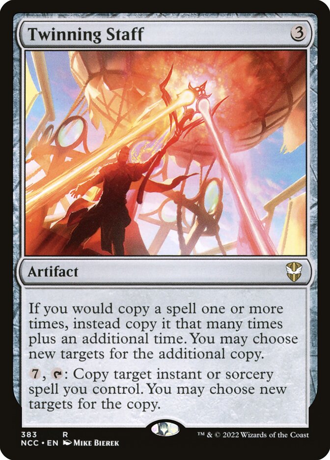 Twinning Staff — New Capenna Commander (NCC) #383