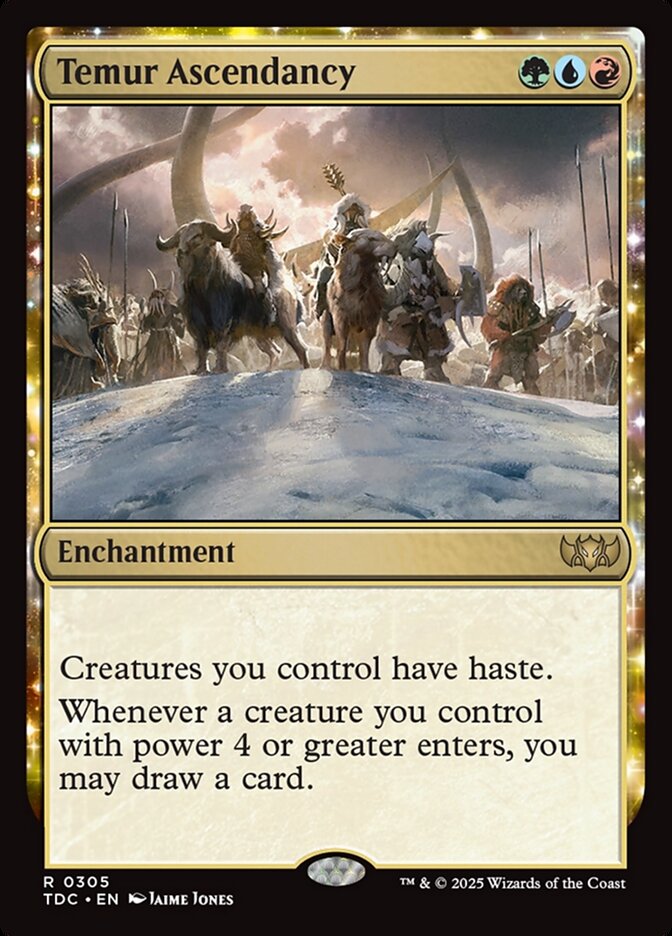Temur Ascendancy — Tarkir: Dragonstorm Commander (TDC) #305