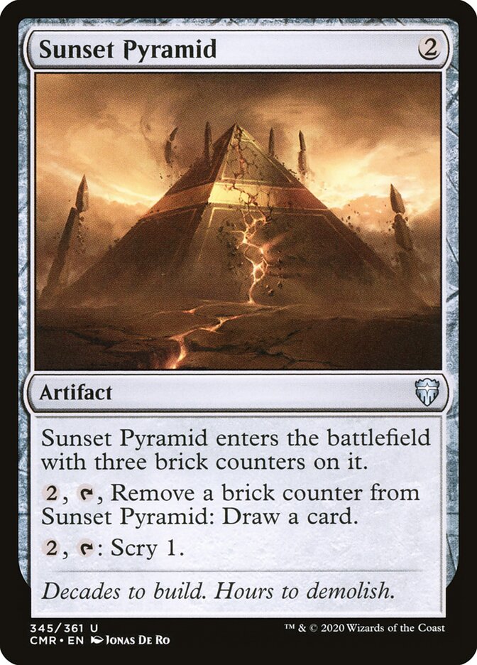 Sunset Pyramid — Commander Legends (CMR) #345