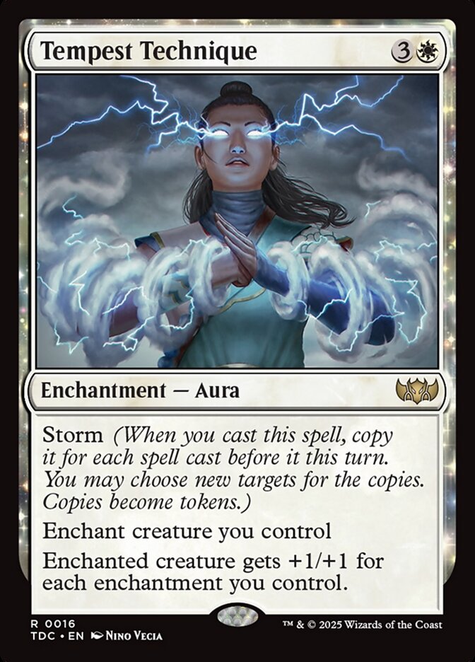 Tempest Technique — Tarkir: Dragonstorm Commander (TDC) #16