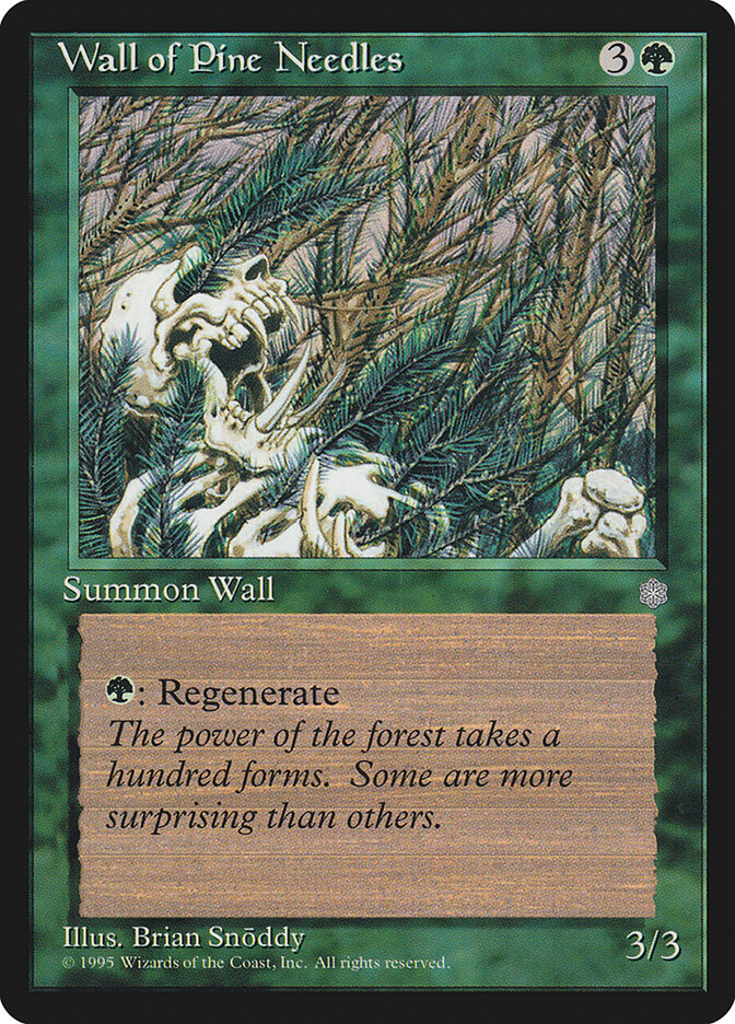 Wall of Pine Needles — Ice Age (ICE) #274