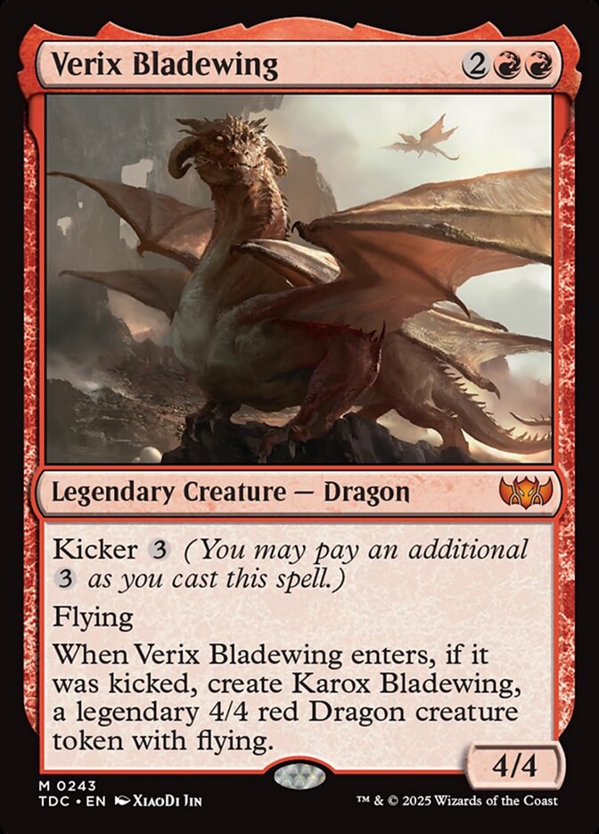 Verix Bladewing — Tarkir: Dragonstorm Commander (TDC) #243