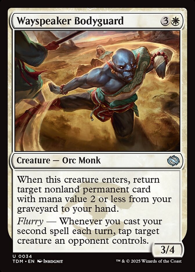 Wayspeaker Bodyguard — Tarkir: Dragonstorm (TDM) #34