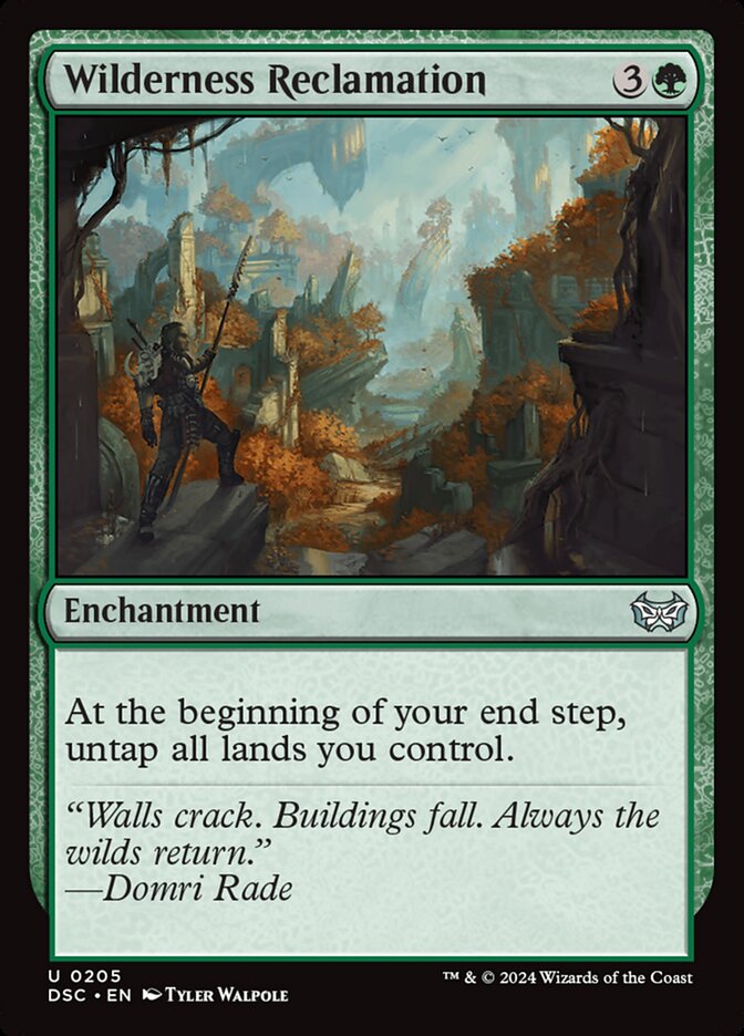 Wilderness Reclamation — Duskmourn: House of Horror Commander (DSC) #205