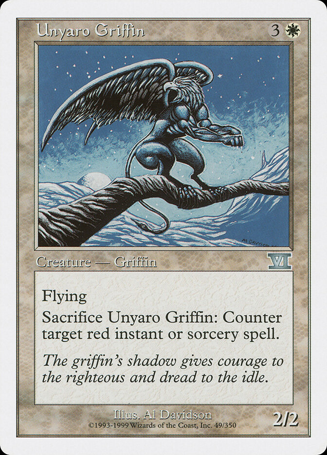 Unyaro Griffin — Classic Sixth Edition (6ED) #49