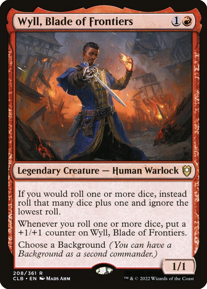 Wyll, Blade of Frontiers — Commander Legends: Battle for Baldur's Gate (CLB) #208