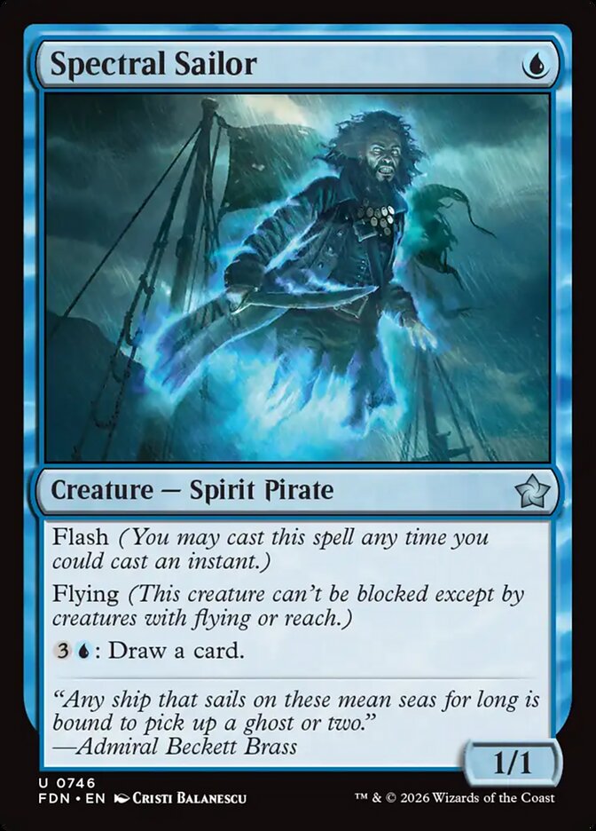 Spectral Sailor — Foundations (FDN) #746