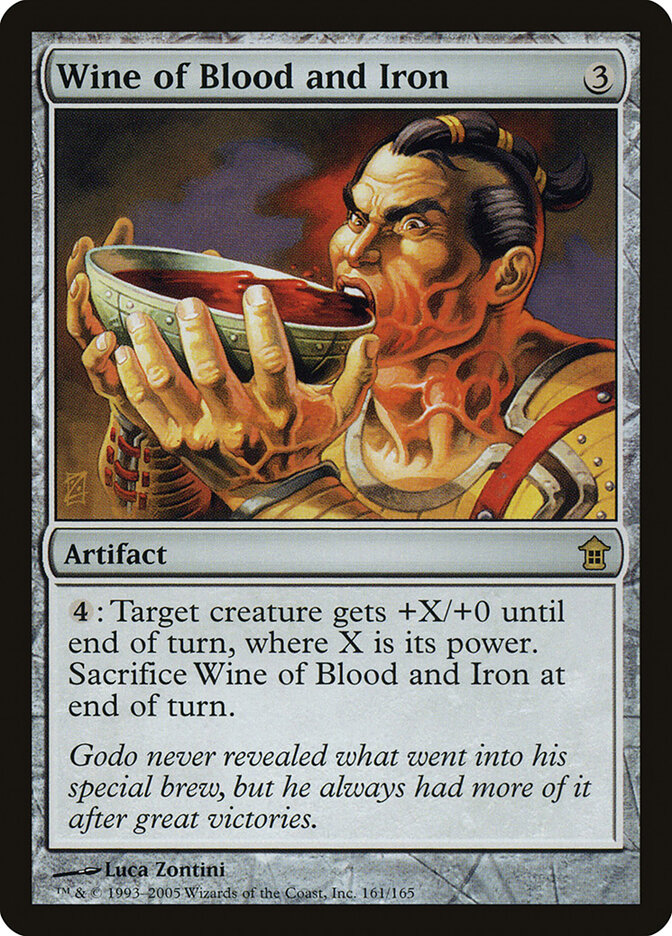 Wine of Blood and Iron — Saviors of Kamigawa (SOK) #161