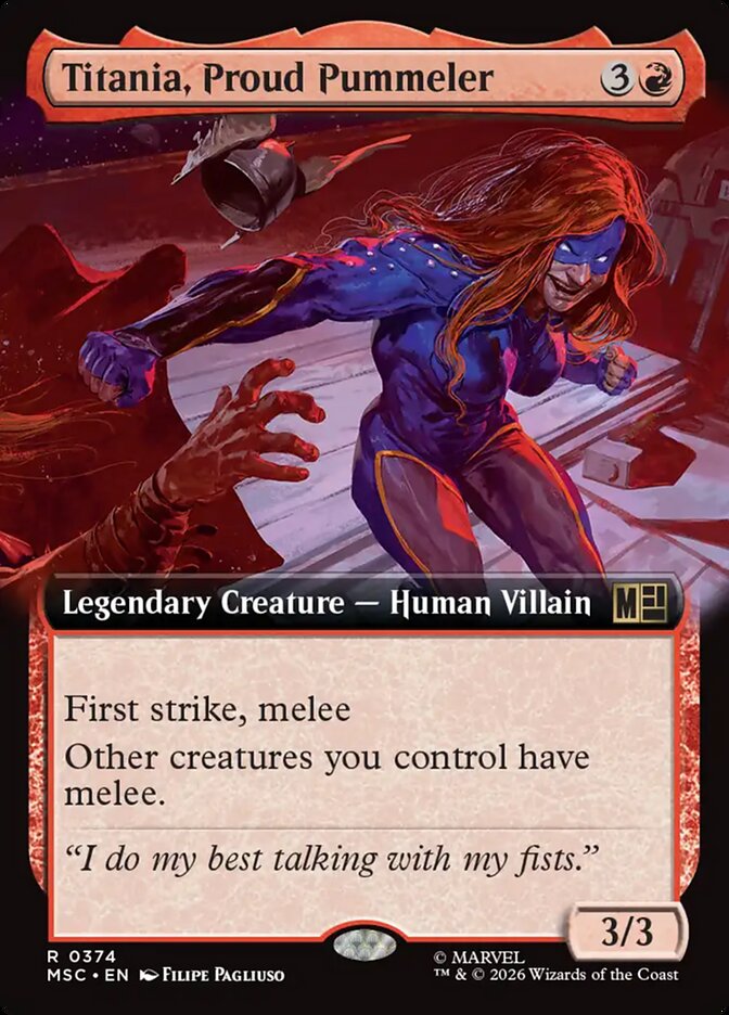 Titania, Proud Pummeler — Marvel Super Heroes Commander (MSC) #374