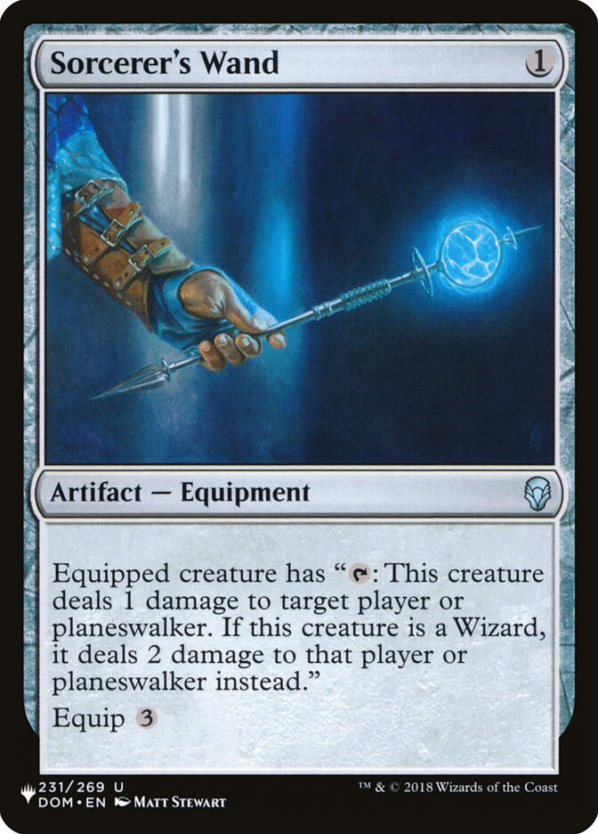 Sorcerer's Wand — The List (PLST) #DOM-231