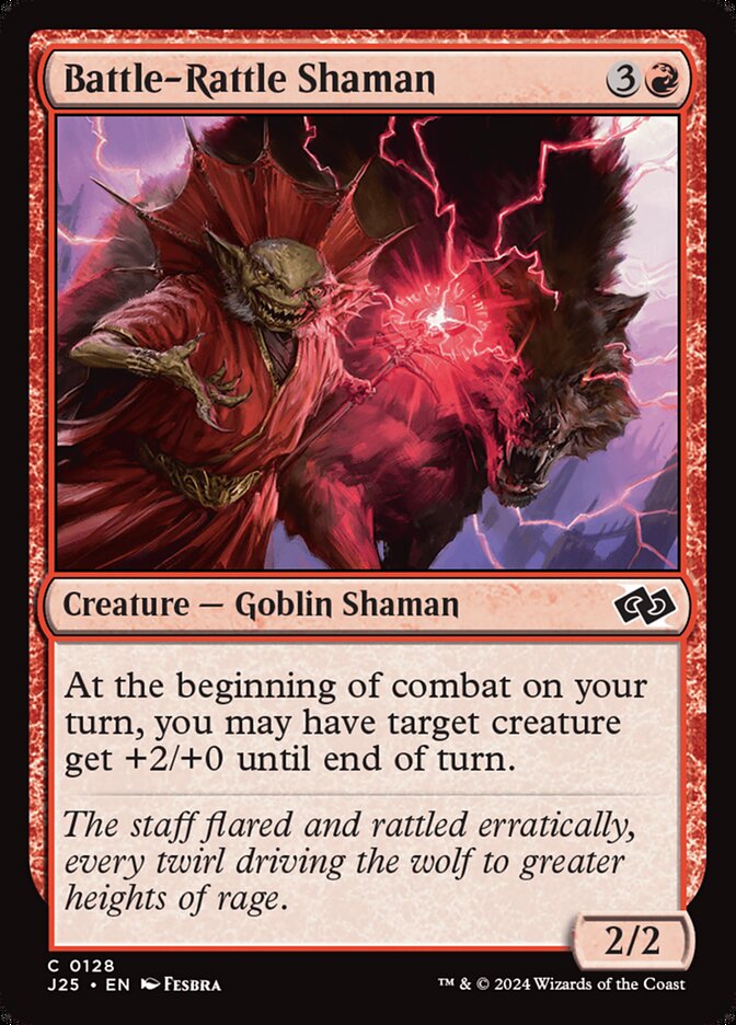Battle-Rattle Shaman — Foundations Jumpstart (J25) #128
