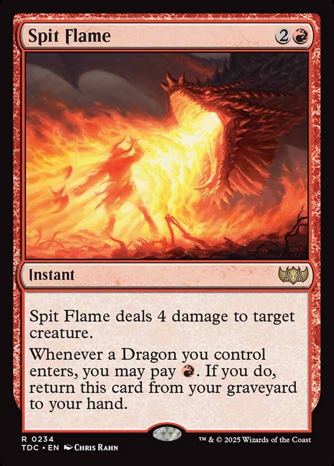 Spit Flame — Tarkir: Dragonstorm Commander (TDC) #234