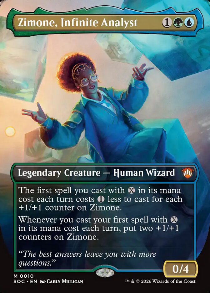 Zimone, Infinite Analyst — Secrets of Strixhaven Commander (SOC) #10
