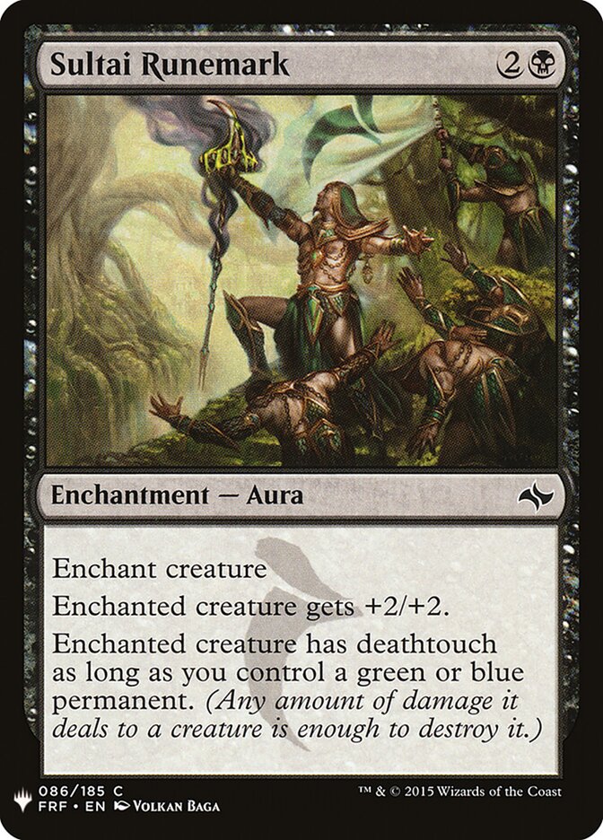 Sultai Runemark — The List (PLST) #FRF-86