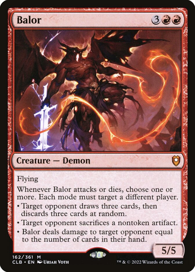 Balor — Commander Legends: Battle for Baldur's Gate (CLB) #162