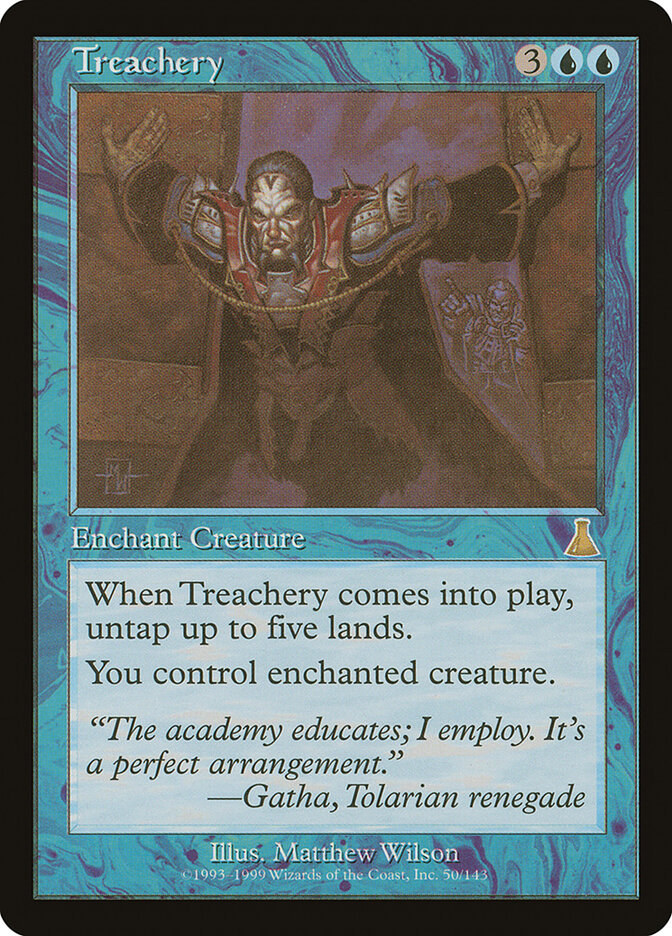 Treachery — Urza's Destiny (UDS) #50