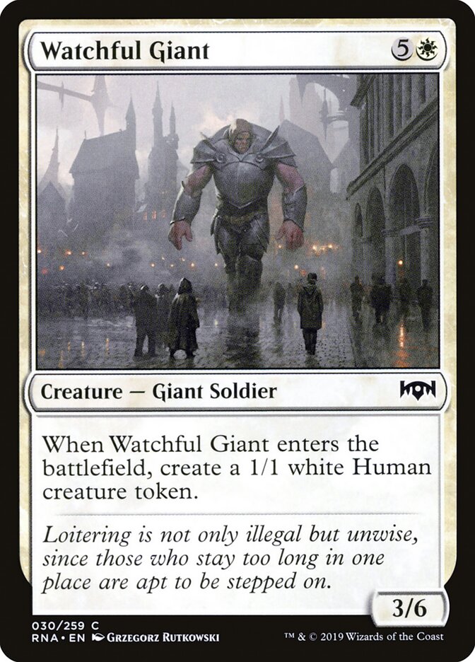 Watchful Giant — Ravnica Allegiance (RNA) #30