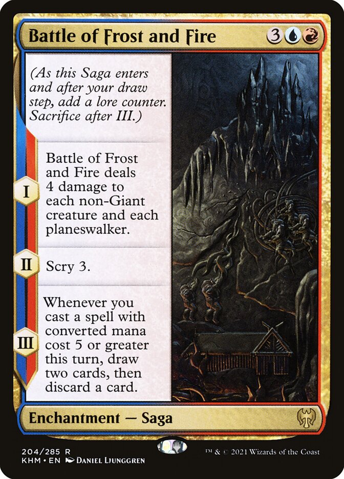Battle of Frost and Fire — Kaldheim (KHM) #204
