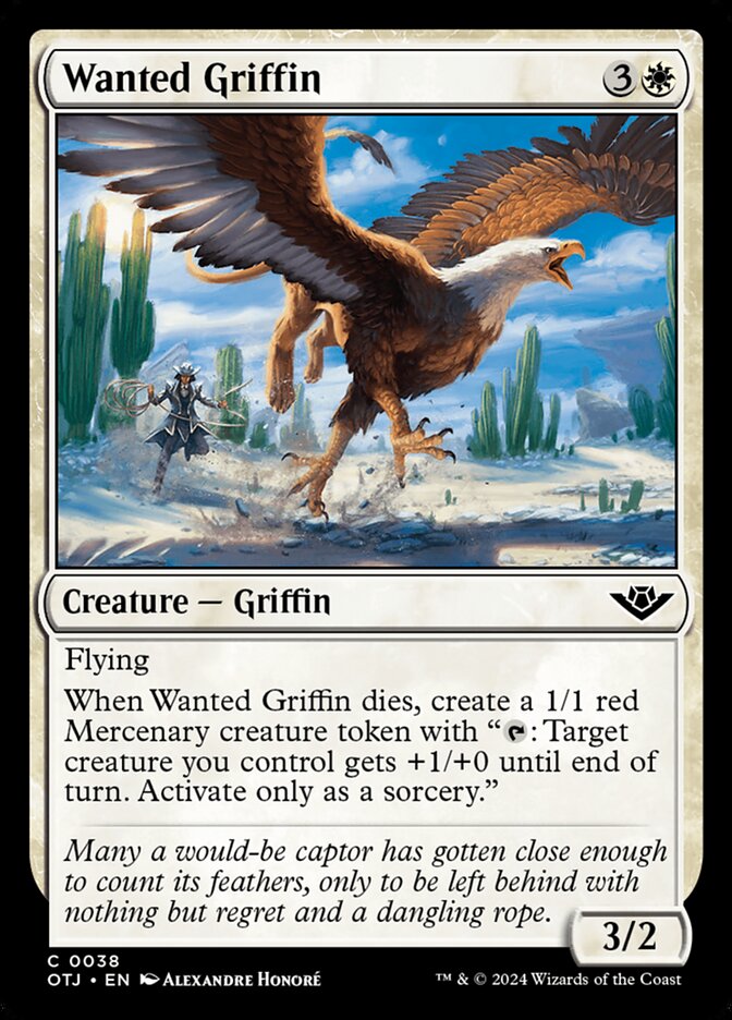 Wanted Griffin — Outlaws of Thunder Junction (OTJ) #38