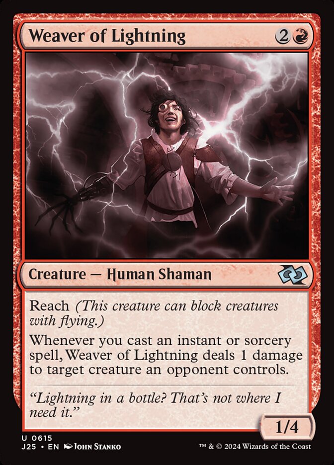 Weaver of Lightning — Foundations Jumpstart (J25) #615