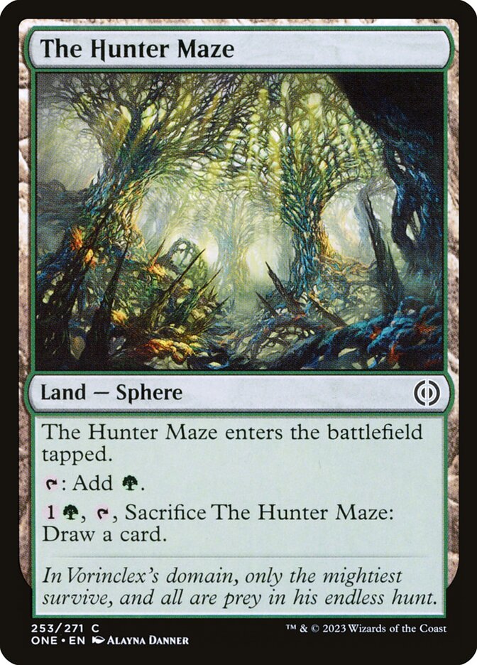 The Hunter Maze — Phyrexia: All Will Be One (ONE) #253