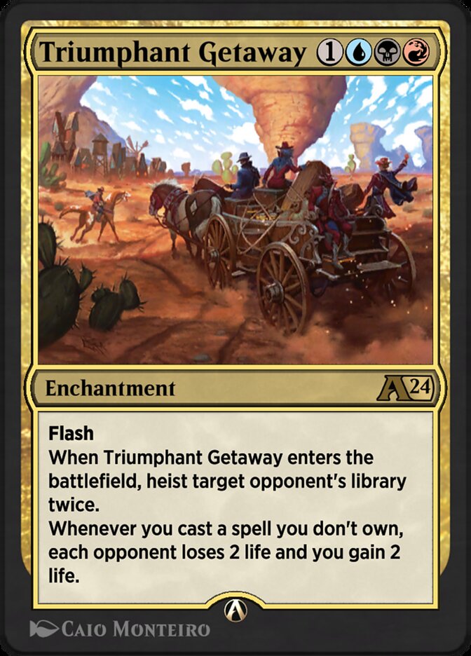 Triumphant Getaway — Alchemy: Outlaws of Thunder Junction (YOTJ) #27