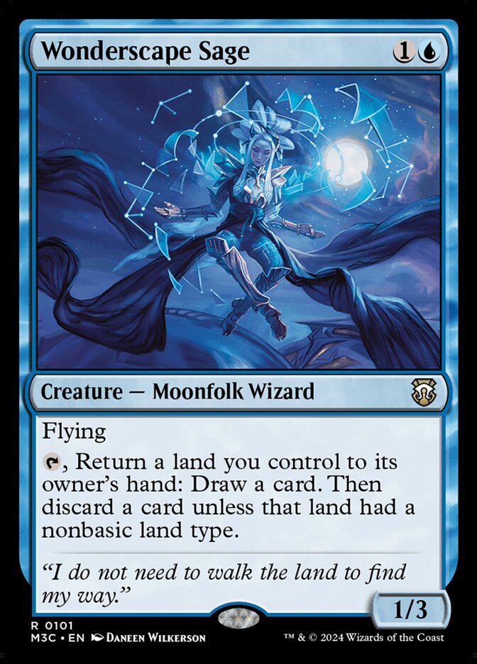 Wonderscape Sage — Modern Horizons 3 Commander (M3C) #101