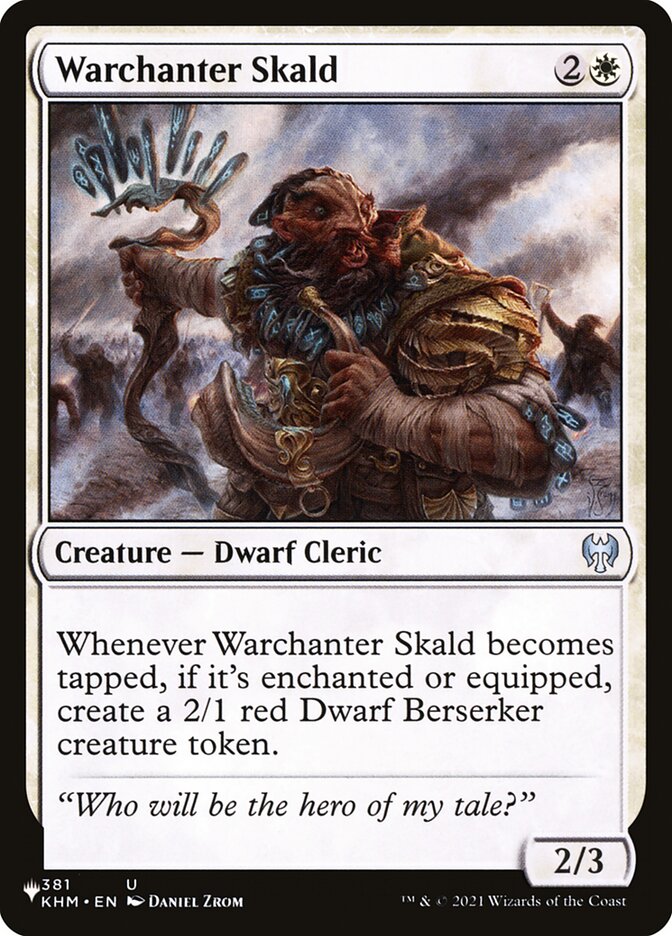 Warchanter Skald — The List (PLST) #KHM-381