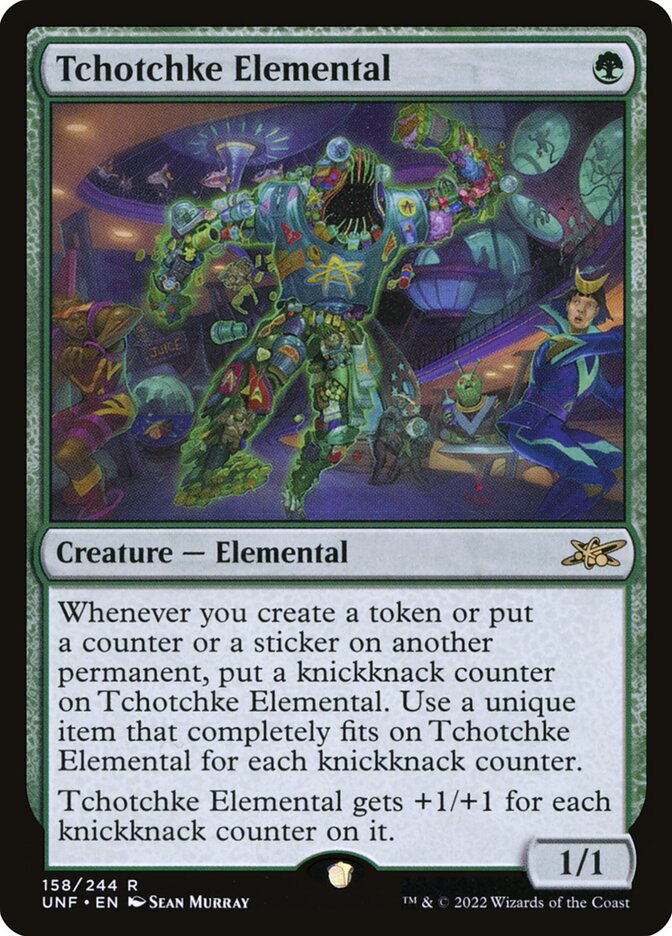 Tchotchke Elemental — Unfinity (UNF) #158