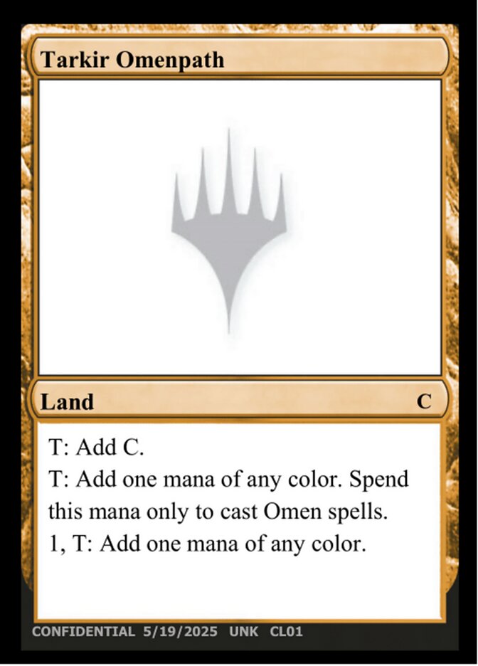 Tarkir Omenpath — Unknown Event (UNK) #CL01