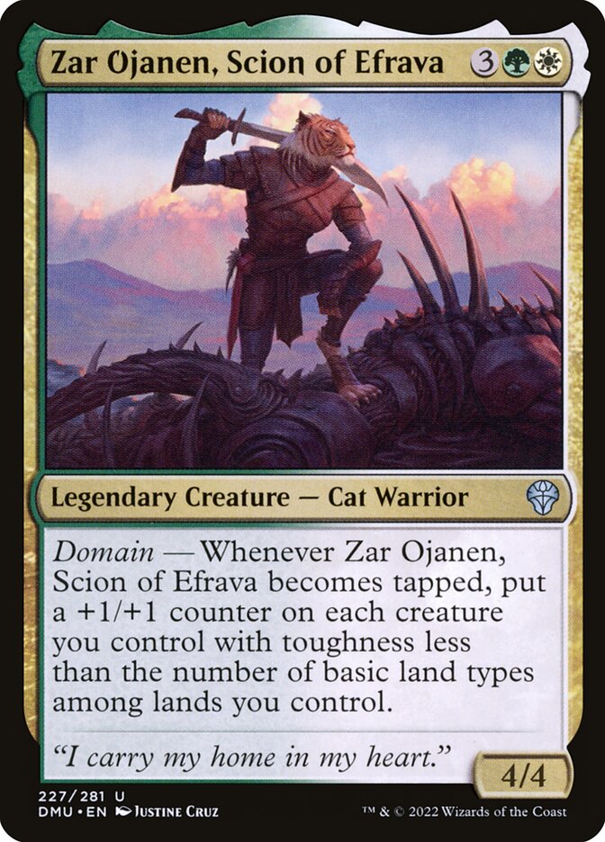 Zar Ojanen, Scion of Efrava — Dominaria United (DMU) #227