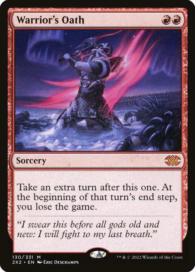 Warrior's Oath — Double Masters 2022 (2X2) #130