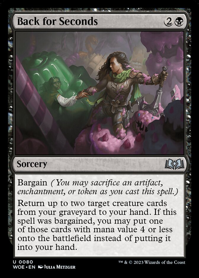 Back for Seconds — Wilds of Eldraine (WOE) #80