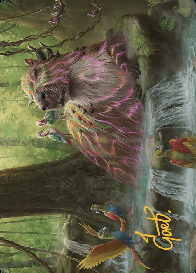 Basking Capybara // Basking Capybara — The Lost Caverns of Ixalan Art Series (ALCI) #22
