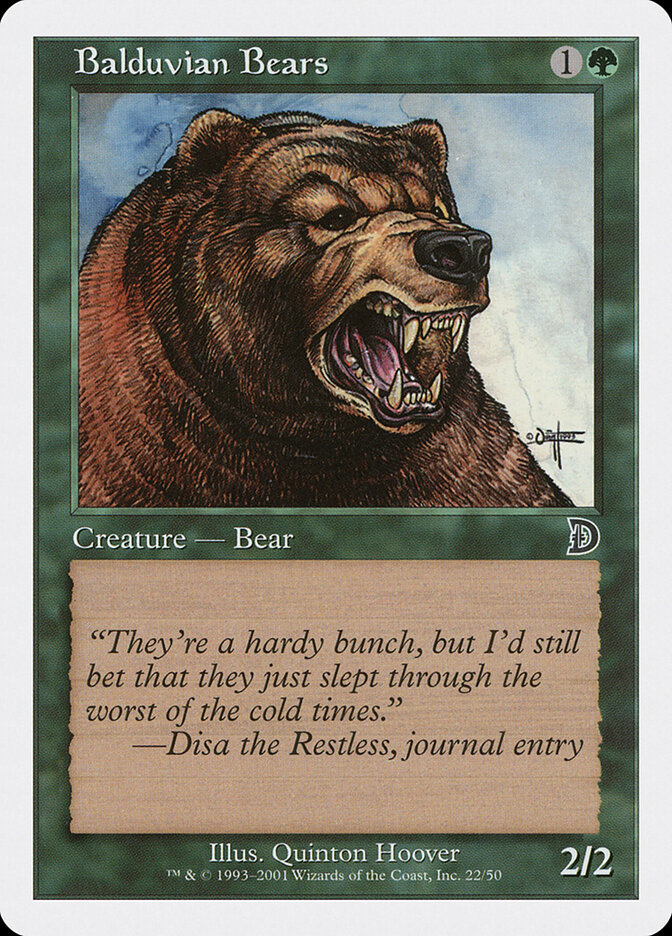 Balduvian Bears — Deckmasters (DKM) #22