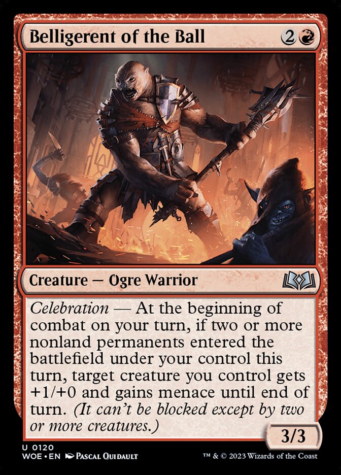 Belligerent of the Ball — Wilds of Eldraine (WOE) #120