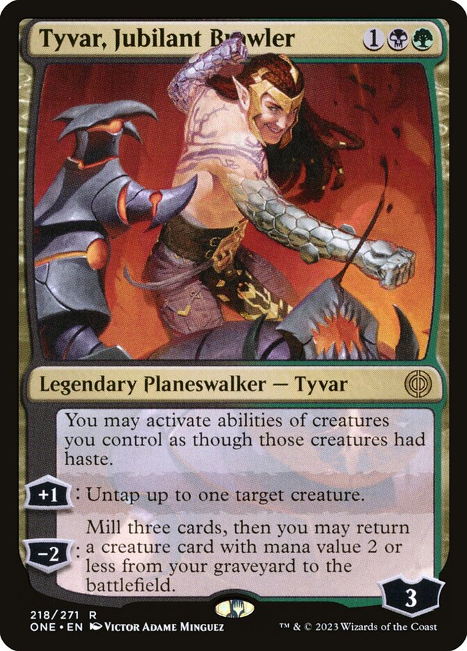 Tyvar, Jubilant Brawler — Phyrexia: All Will Be One (ONE) #218