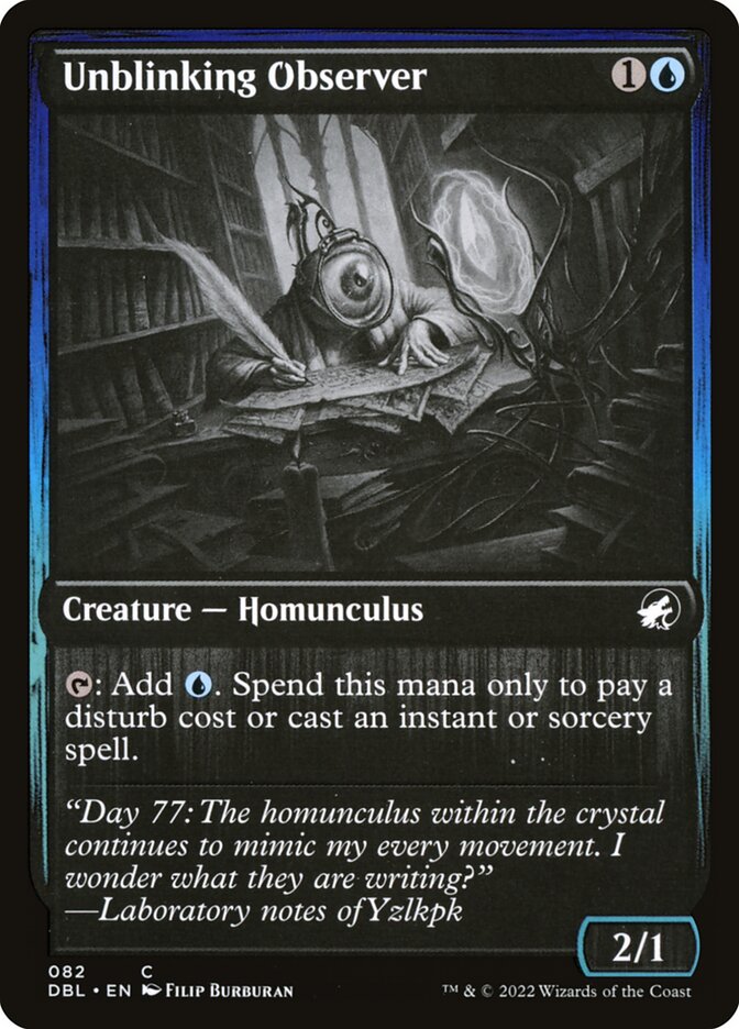 Unblinking Observer — Innistrad: Double Feature (DBL) #82