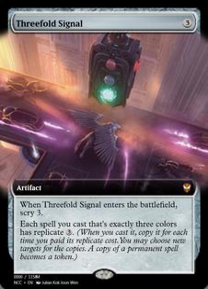 Threefold Signal — Magic Online Promos (PRM) #99817