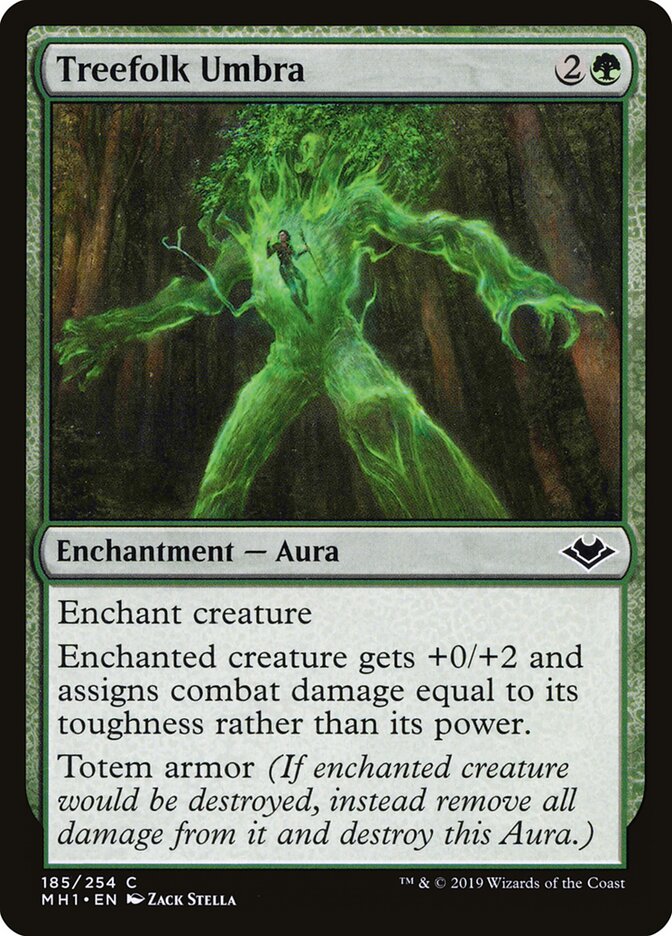 Treefolk Umbra — Modern Horizons (MH1) #185