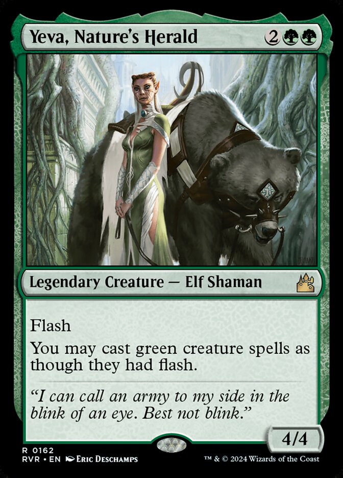 Yeva, Nature's Herald — Ravnica Remastered (RVR) #162