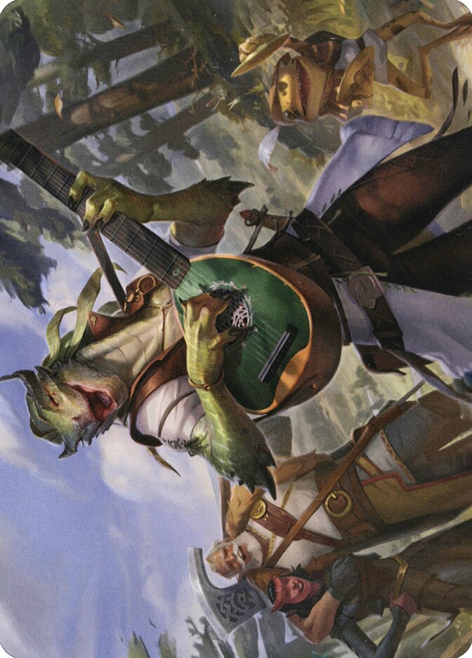 Wandering Troubadour // Wandering Troubadour — Adventures in the Forgotten Realms Art Series (AAFR) #64